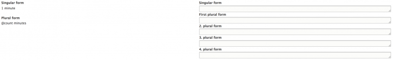 Drupal language singular plural form Drupal language singular plural form